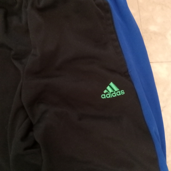 Adidas boys joggers sweatpants atathletic pants bundle size 7 black gray blue - Picture 11 of 11